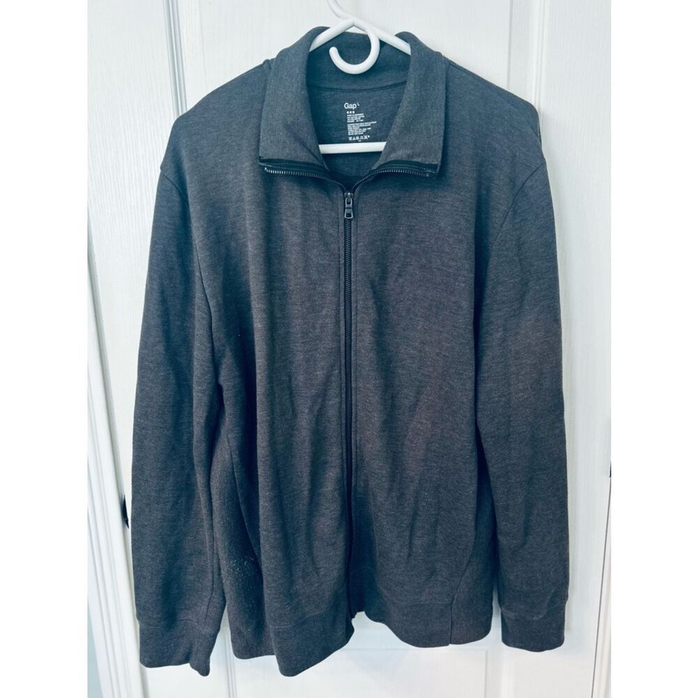 Gap Men's Full-Zip Charcoal Gray Jacket!